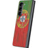 Portuguese Flag Dark Wood Galaxy Z Fold5 5G Skin